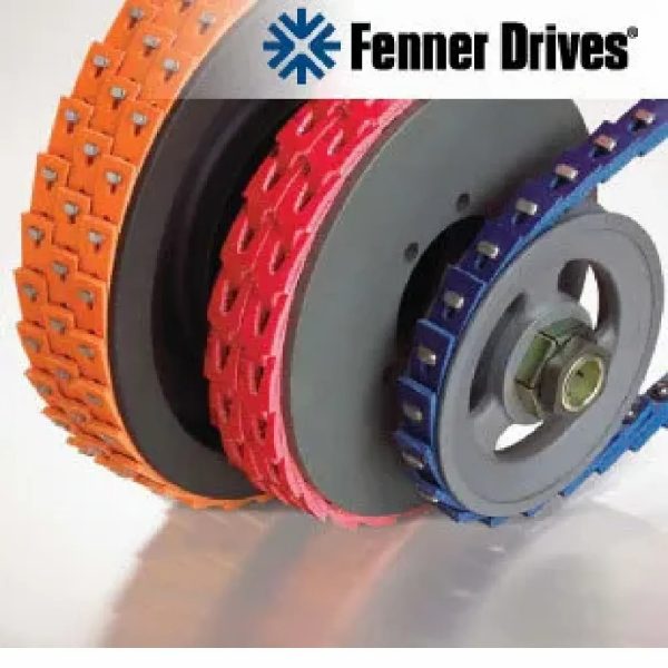 Dây curoa mắt xích Fenner PowerTwist Plus màu đỏ — sản phẩm thông dụng nhất cho quạt ly tâm, quạt AHU và máy nén khí