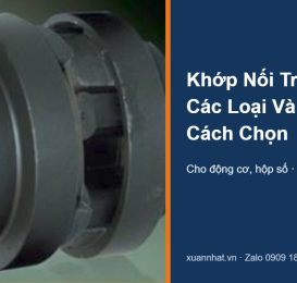 Khớp nối trục Fenner HRC, các loại khớp nối và cách chọn cho động cơ, hộp số