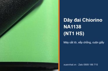 Dây đai Chiorino NA1138 mặt xanh và mặt vải đen
