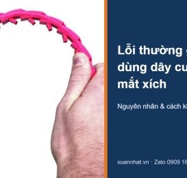 Tháo nối dây curoa mắt xích Fenner PowerTwist bằng tay – lỗi thường gặp và cách khắc phục